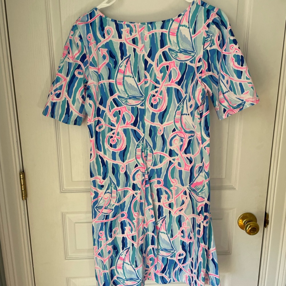 lilly pulitzer shift jersey dress - m (worn once)
